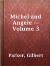 Cover image for Michel and Angele — Volume 3